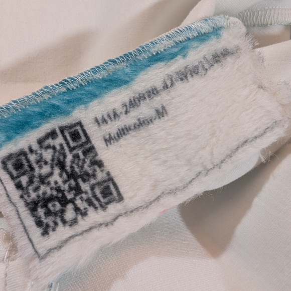 Colorful Fuzzy Floral Jacket Size M - Picture 3 of 5